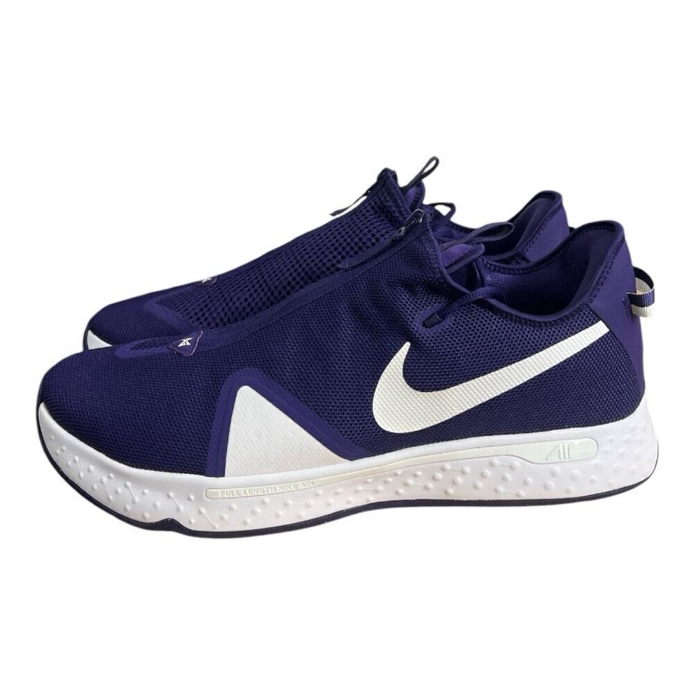 Men Size 18- Nike PG 4 TB Promo Purple 2020 CW4134 501 Basketball Shoes Zipper
